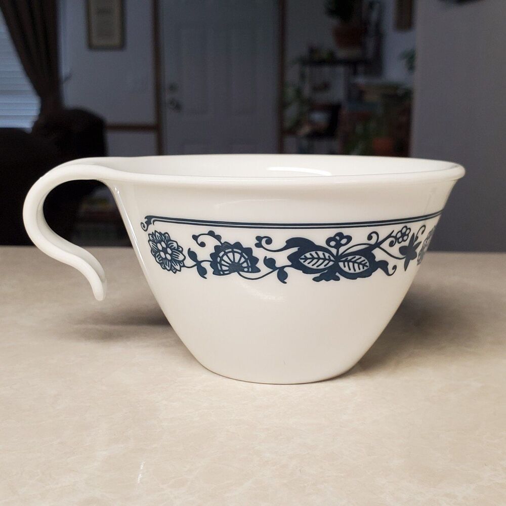 Old Town Blue Corelle Flat Cup Hook Handle 1972-2017